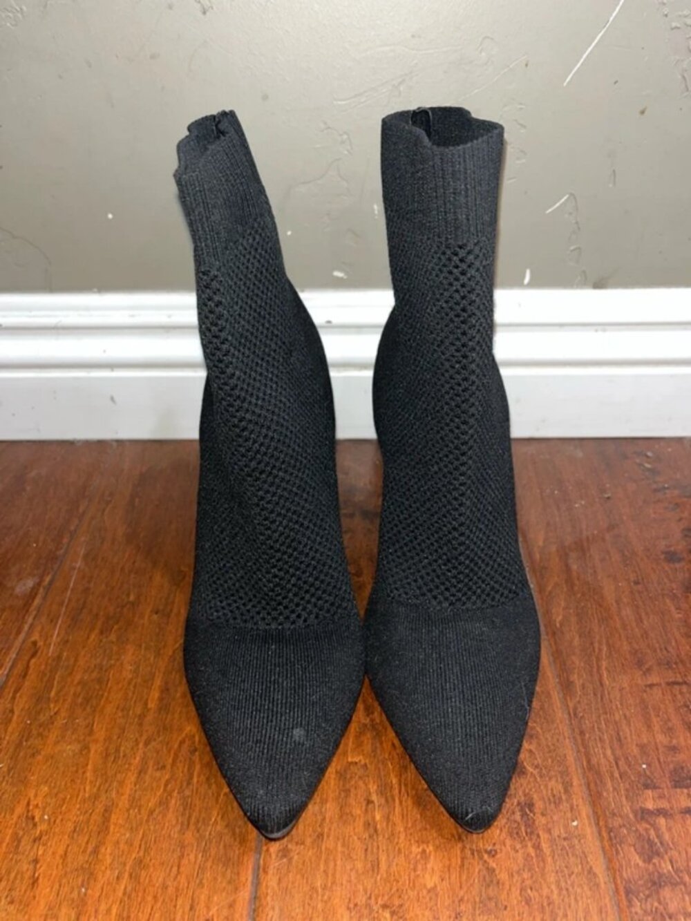 MIA knitted ankle boot heels